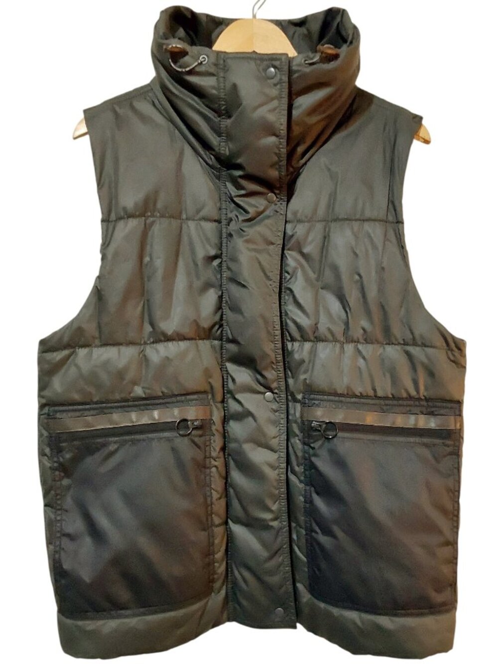 Adidas x Stella McCartney Lightweight Puffer Vest Gilet Green Utility/Luxury - L - Picture 2 of 13
